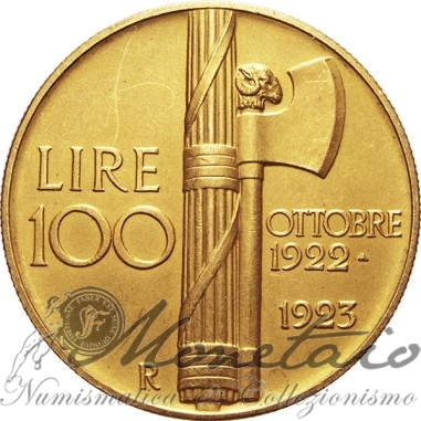 100 Lire 1923 "Fascio"