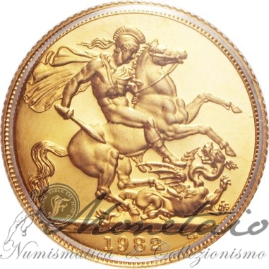 Sterlina d'oro 1982 Proof