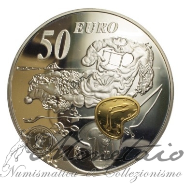 Spagna 50 Euro 2004 "Centeraio Nacimiento" Dalì