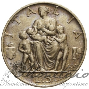 5 Lire 1937 "Impero"