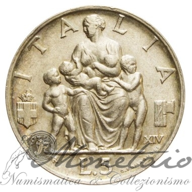 5 Lire 1936 "Impero"