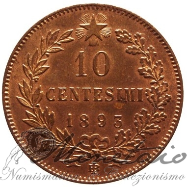 10 Centesimi 1893